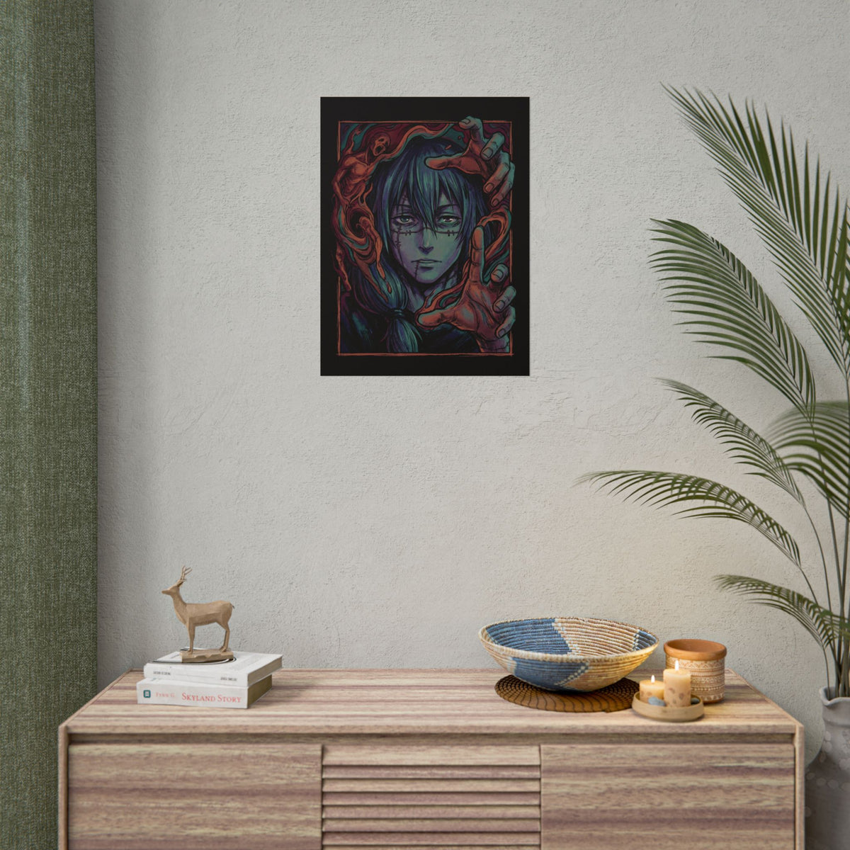 Jujutsu Kaisen Mahito Patchwork Face Poster