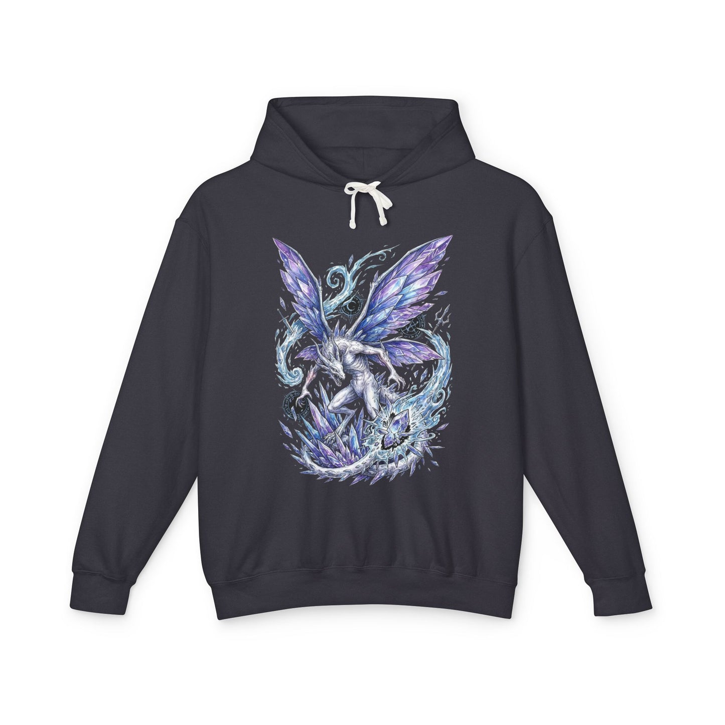 Seath the Scaleless Pale Dragon Portrait Unisex Premium Hoodie