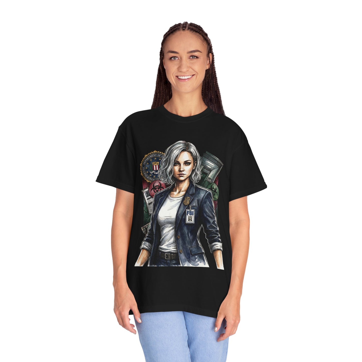 Resident Evil Grace Ashcroft Tense Stealth Vibes Premium T-Shirt