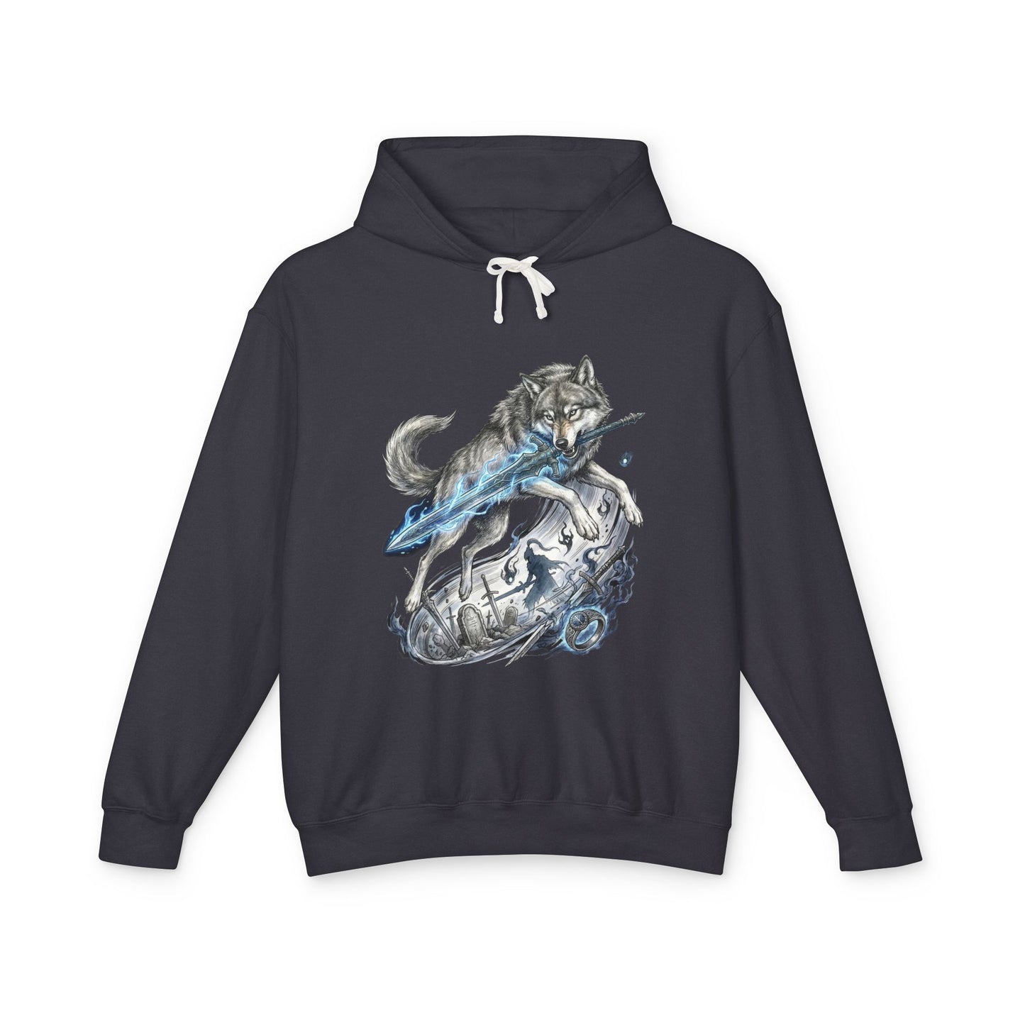 Sif Great Grey Wolf Fantasy Beast Art Unisex Premium Hoodie