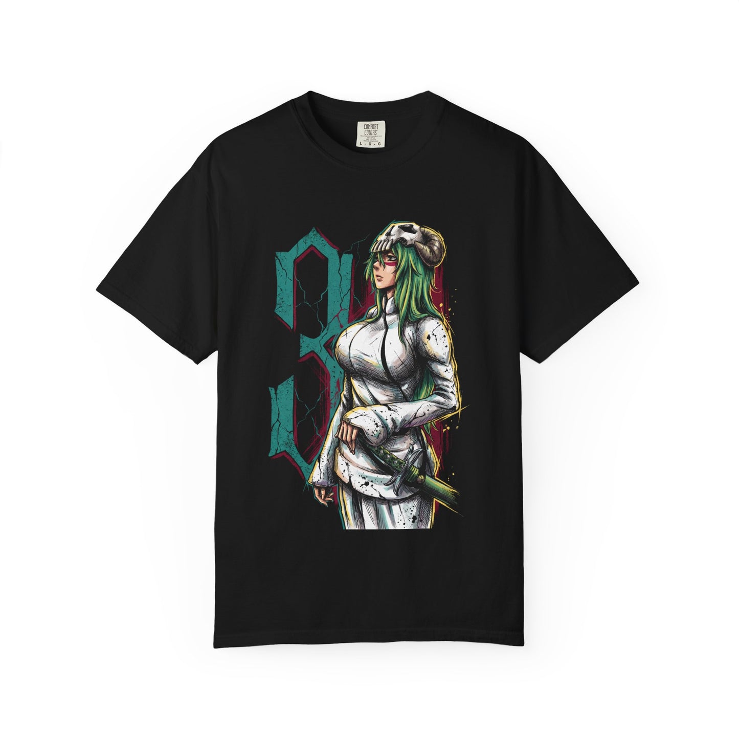 Fierce Goat-Horn Hollow Queen Inspired – Crimson Line Mask Remnants Portrait Premium T-Shirt