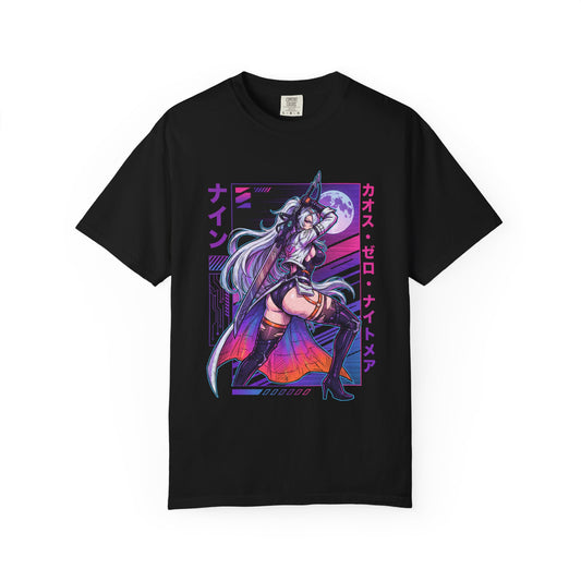 Nine Chaos Zero Nightmare Vanguard Mercenary Big Sword Galaxy Top Fan Art Portrait Premium T-Shirt
