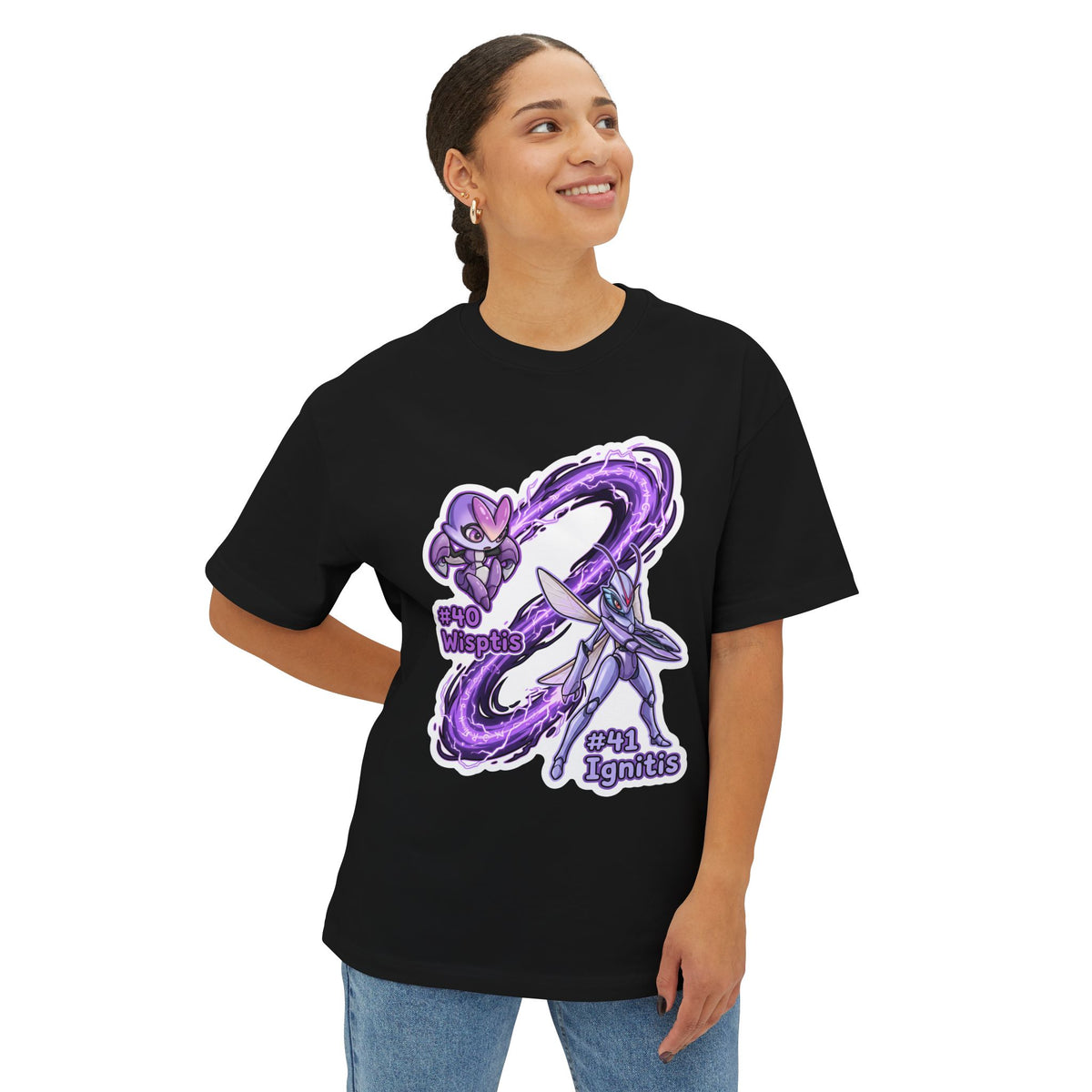 Wisptis Ignitis Aniimo Evolution Line Sticker Art - Oversized Premium Tee