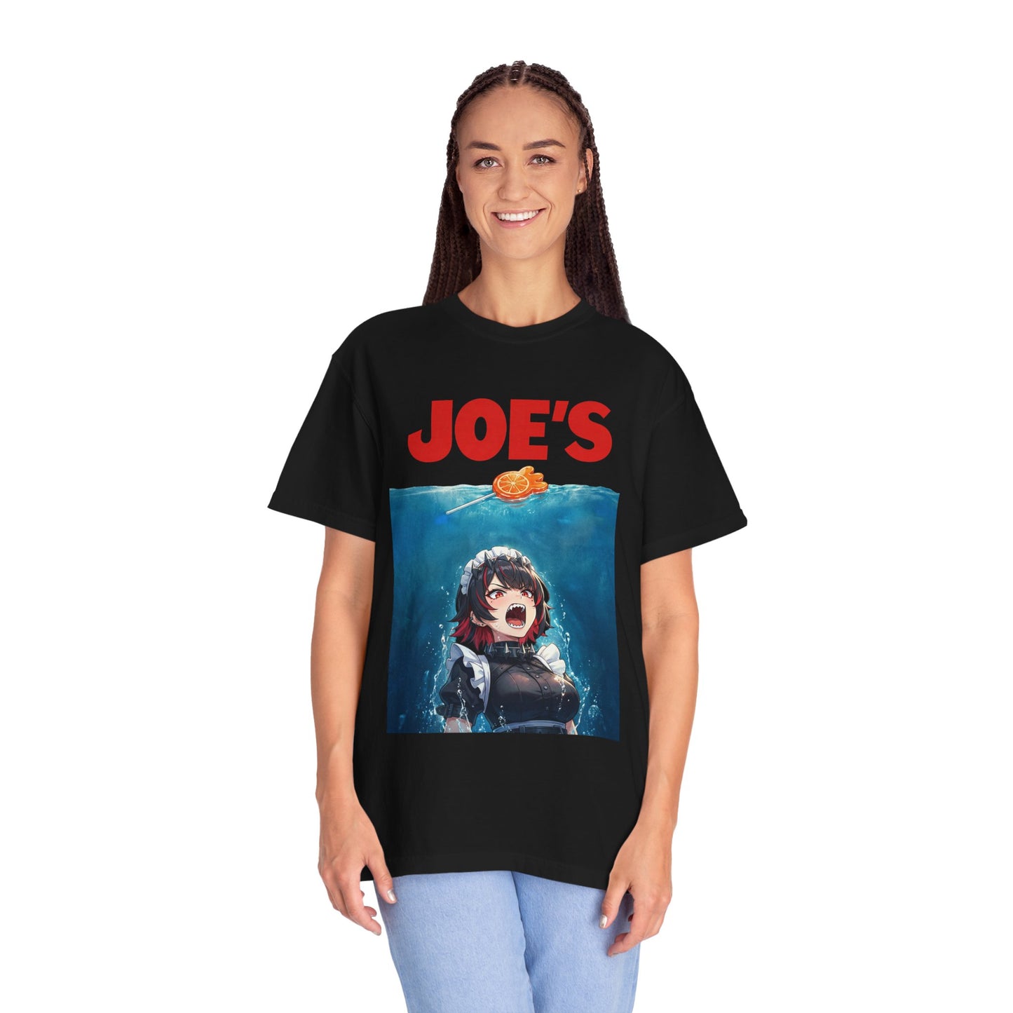 Ellen Joe Jaws Crossover Poster – Shark Maid Surfacing Zenless Zone Zero Fan Art Premium T-Shirt