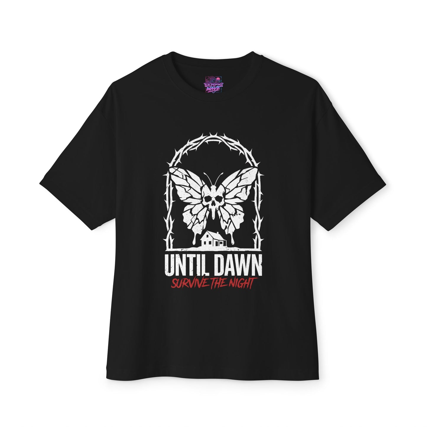 Until Dawn: Matt and Emily Mountain Cabin Premium Oversized Unisex T-Shirt