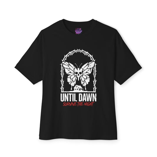 Until Dawn: Matt and Emily Mountain Cabin Premium Oversized Unisex T-Shirt