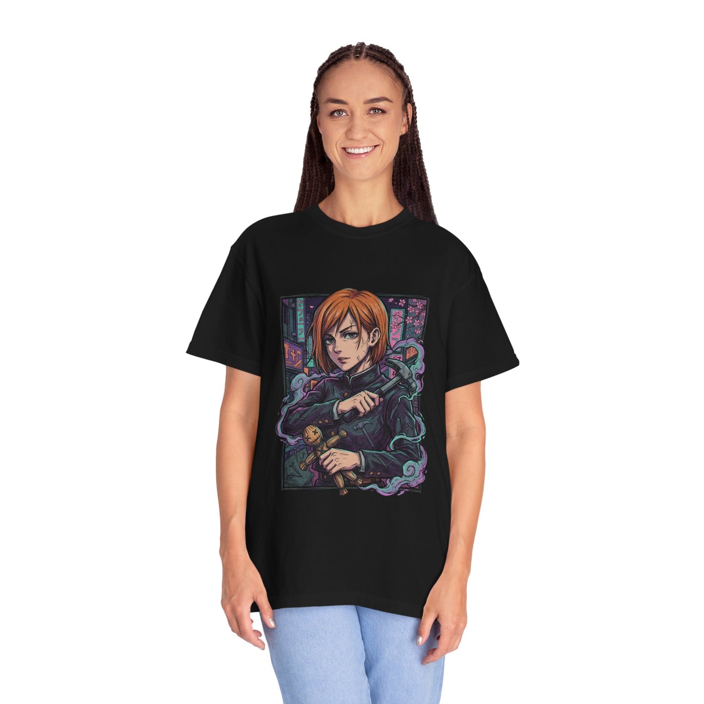 Nobara Kugisaki JJK Tokyo Jujutsu High Portrait Premium T-Shirt