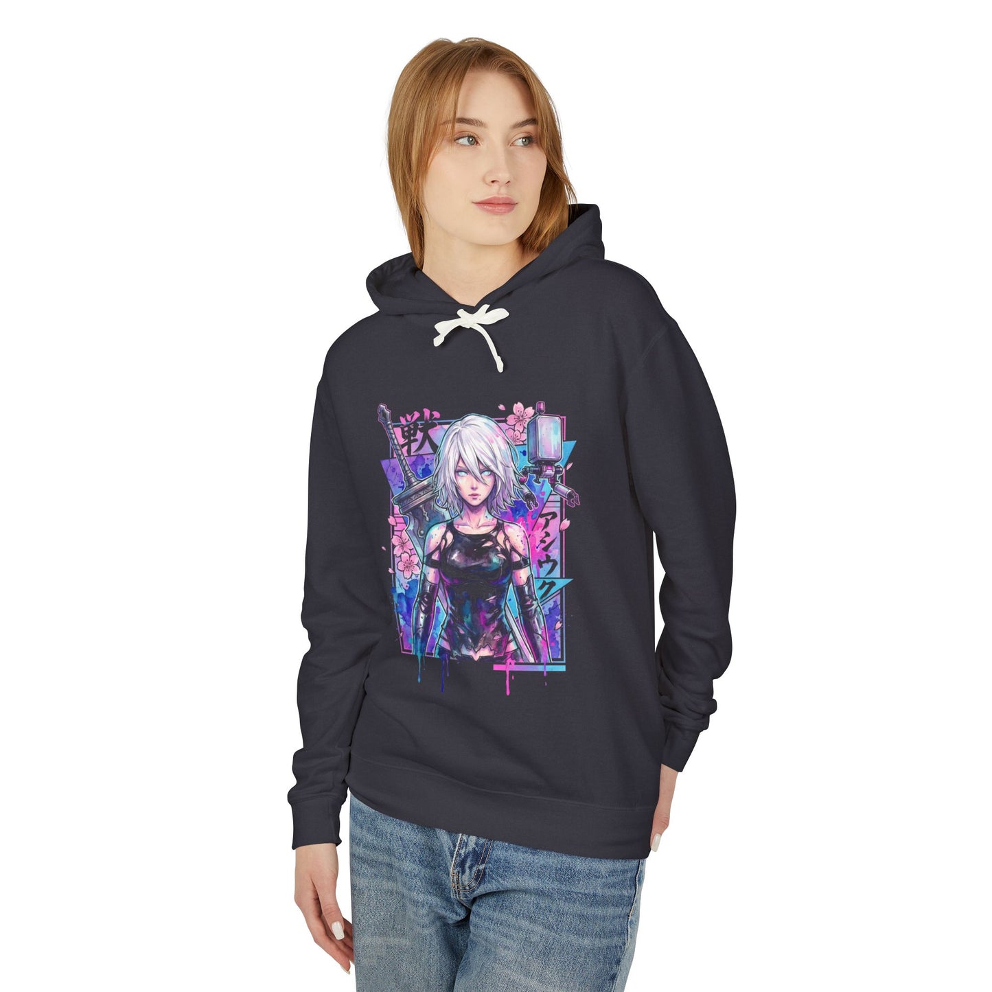 NieR Automata A2 YoRHa Type A No 2 Prototype Attacker Design Unisex Premium Hoodie