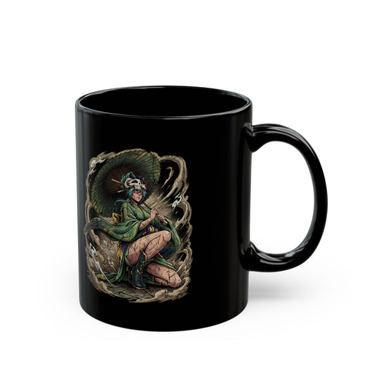 Nelliel Tu Gamuza Bleach Brave Souls Parasol Black Mug
