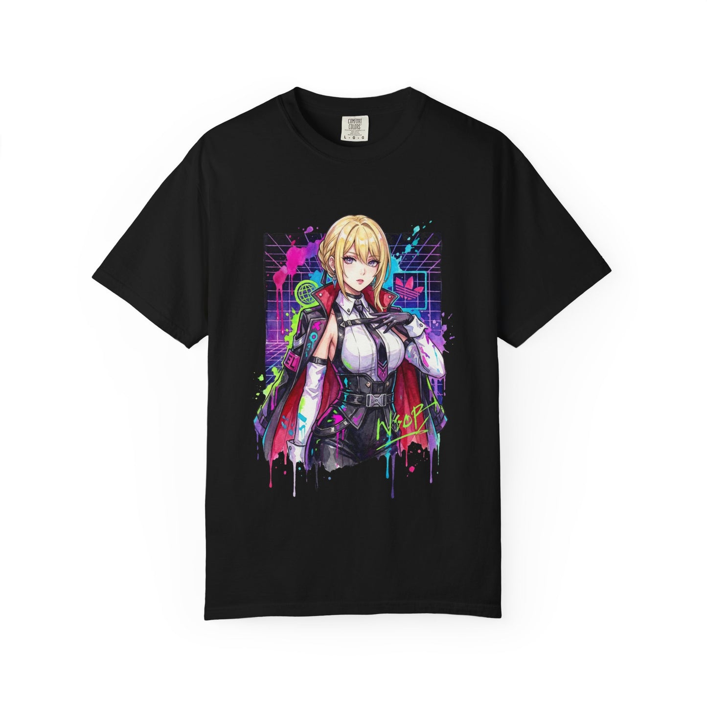 Evelyn Chevalier ZZZ Red Burning Tethers Portrait Premium T-Shirt