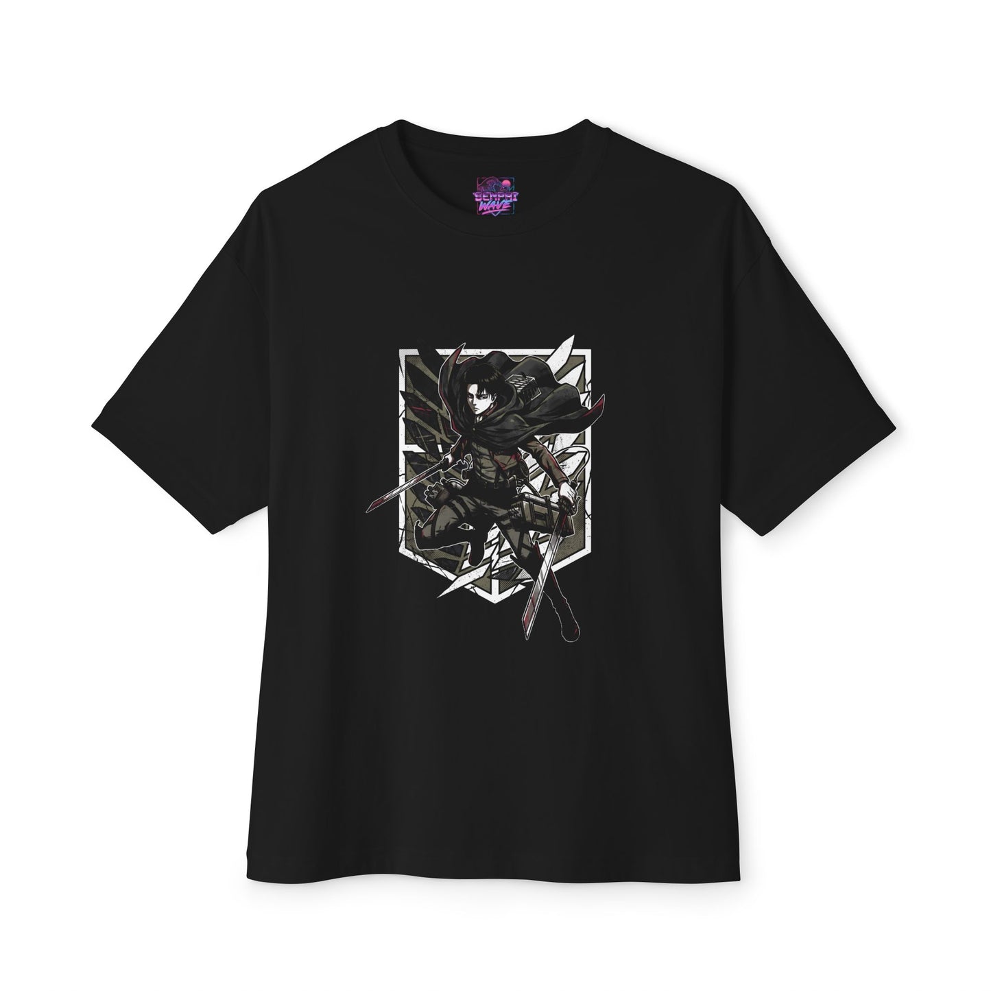 Attack on Titan Levi Ackerman Anime Manga Graphic Tee Premium Oversized Unisex T-Shirt