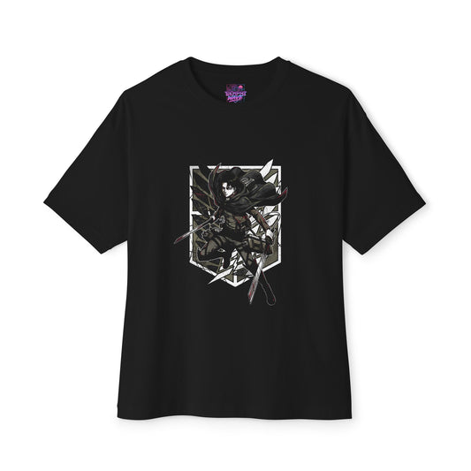 Attack on Titan Levi Ackerman Anime Manga Graphic Tee Premium Oversized Unisex T-Shirt