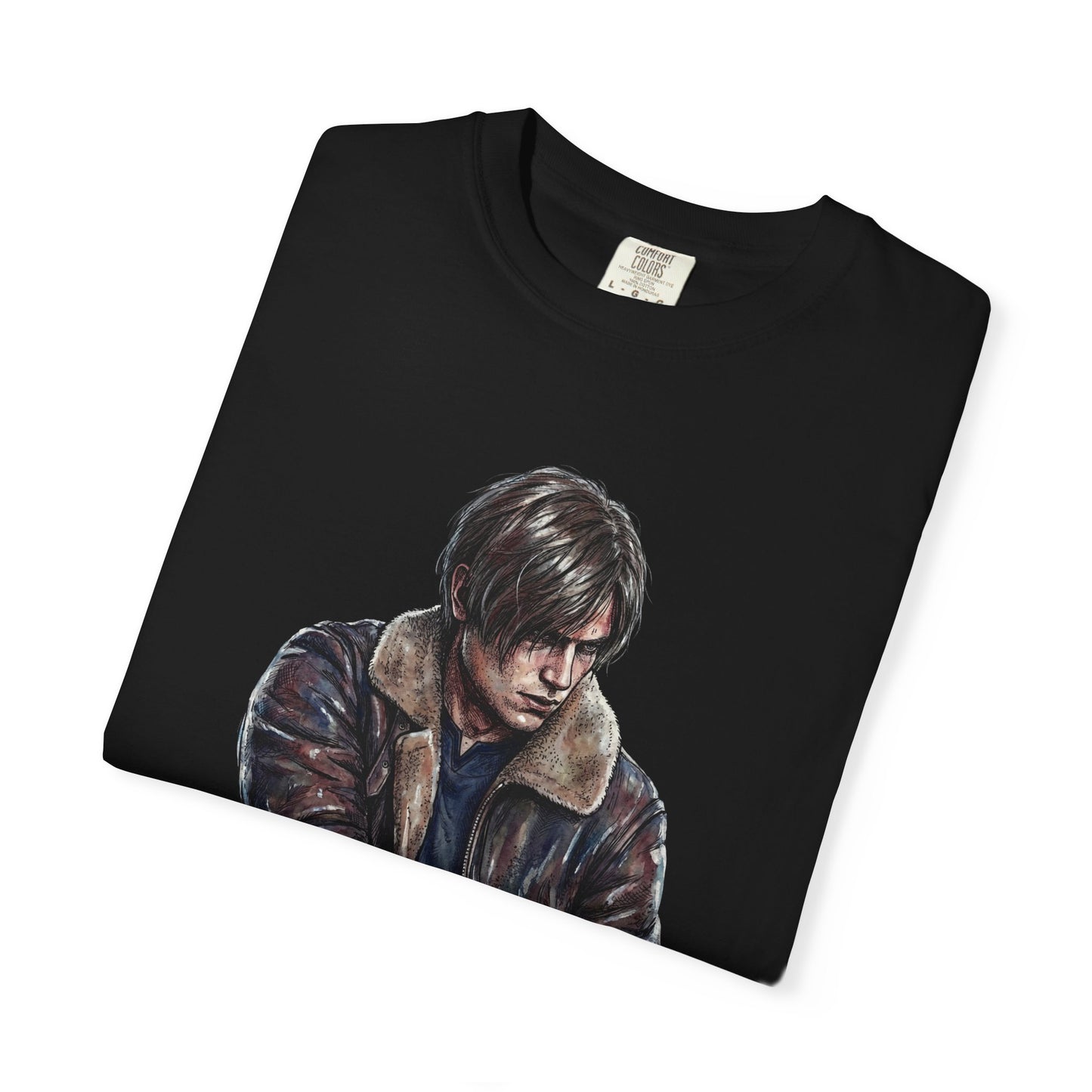 Leon Kennedy Resident Evil Requiem Older Gravel Voice Grunge Premium T-Shirt