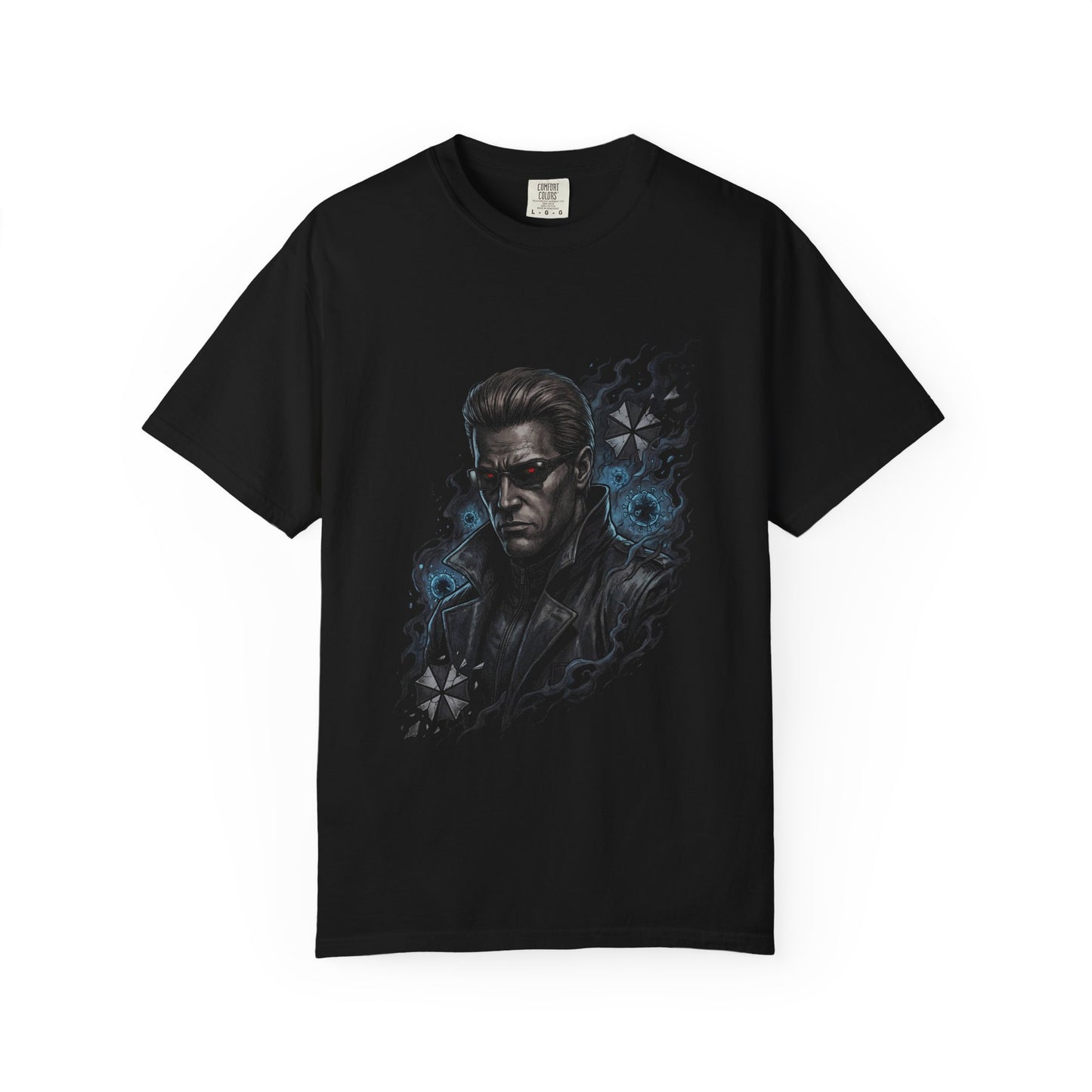 Vaporwave Resident Evil Albert Wesker Sunglasses Red Eyes Superhuman Design Premium T-Shirt