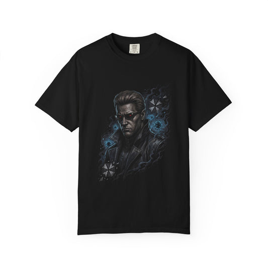 Vaporwave Resident Evil Albert Wesker Sunglasses Red Eyes Superhuman Design Premium T-Shirt