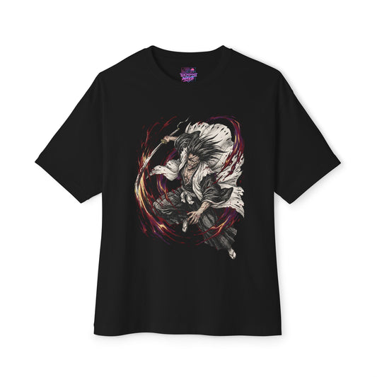 Kenpachi Zaraki Bleach 11th Division Captain Fan Art Premium Oversized Unisex T-Shirt