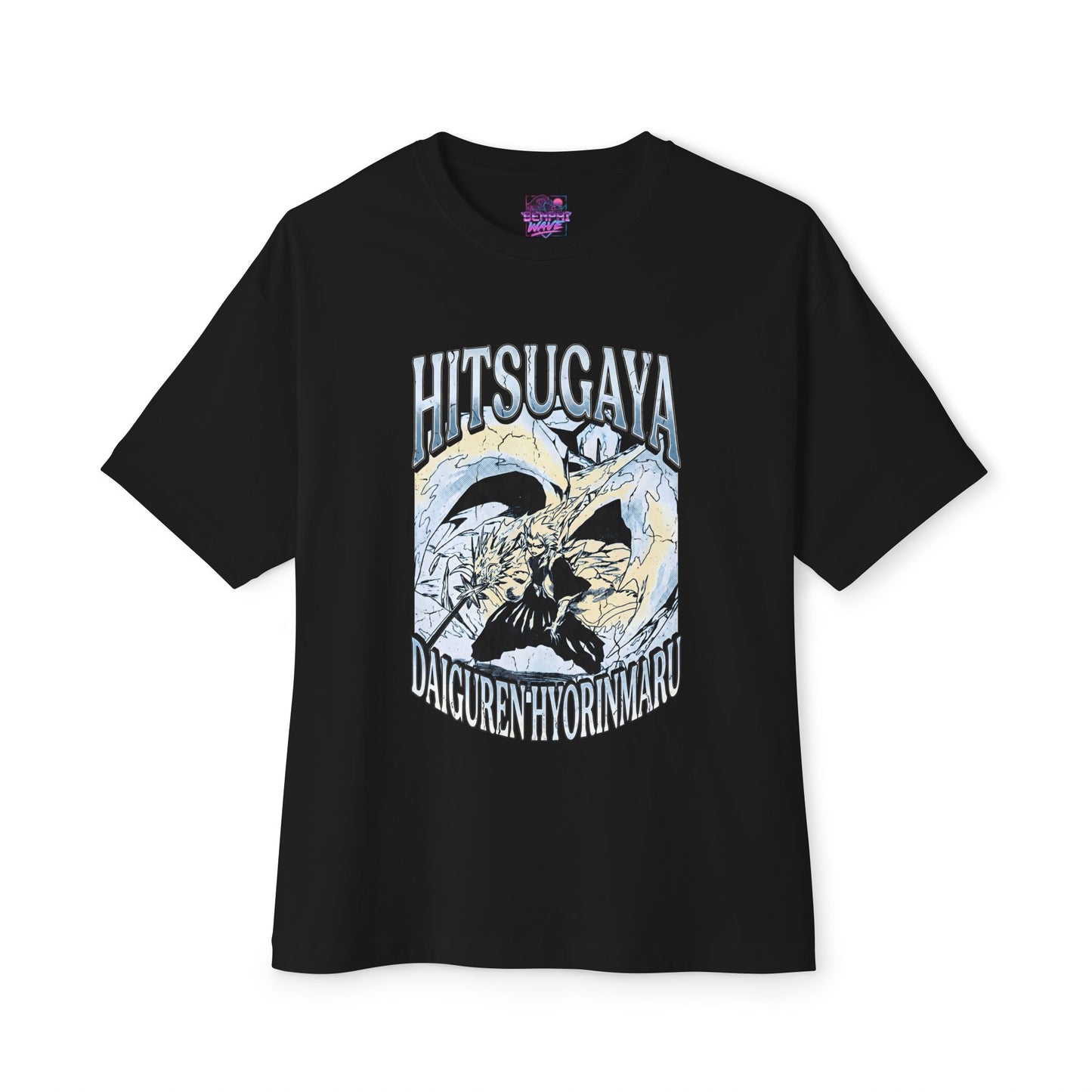 Toshiro Hitsugaya Distressed Vintage Bleach Streetwear Shirt - Oversized Premium Tee