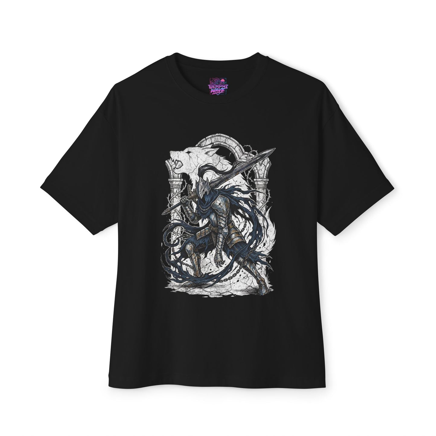 Cursed Greatsword Artorias Epic Battle Art Premium Oversized Unisex T-Shirt