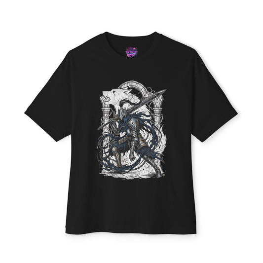 Cursed Greatsword Artorias Epic Battle Art Premium Oversized Unisex T-Shirt