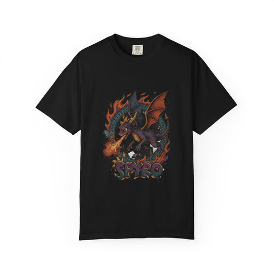 Spyro Reignited Trilogy Inspired – Cocky Purple Dragon Adventure Portrait Premium T-Shirt