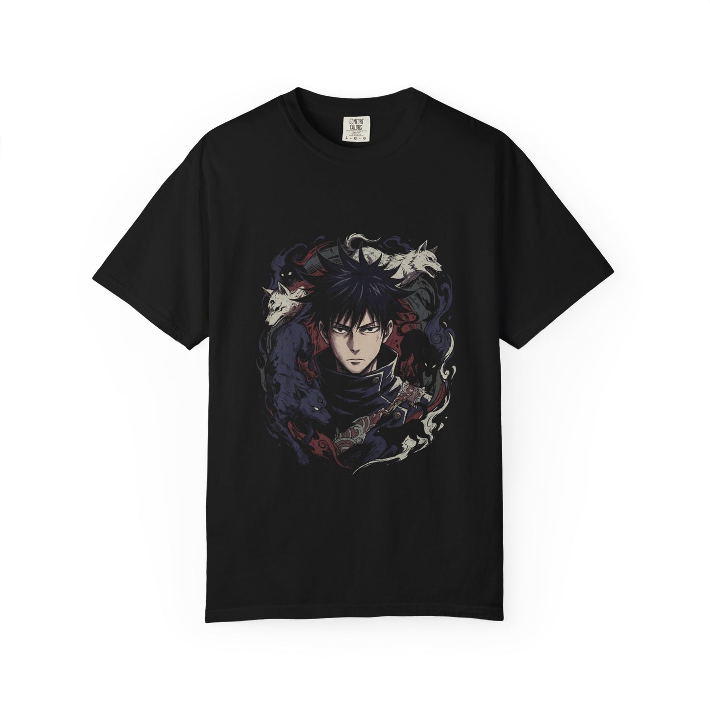 Jujutsu Kaisen Megumi Fushiguro Ten Shadows Technique Design Premium T-Shirt