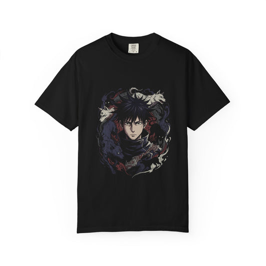 Jujutsu Kaisen Megumi Fushiguro Ten Shadows Technique Design Premium T-Shirt