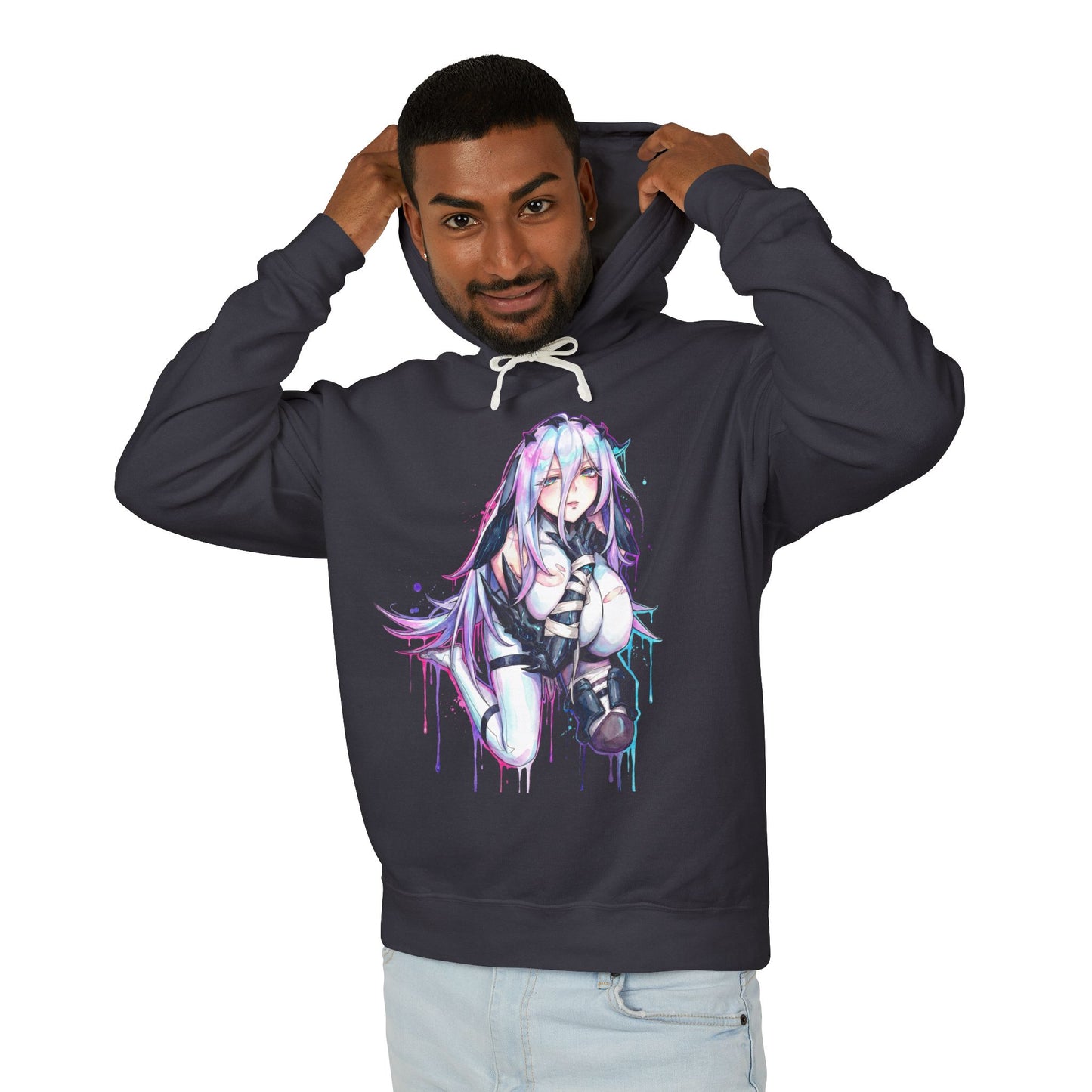 Narja Elegant Yet Fierce Instinct Controller Chaos Zero Nightmare Waifu Art Unisex Premium Hoodie