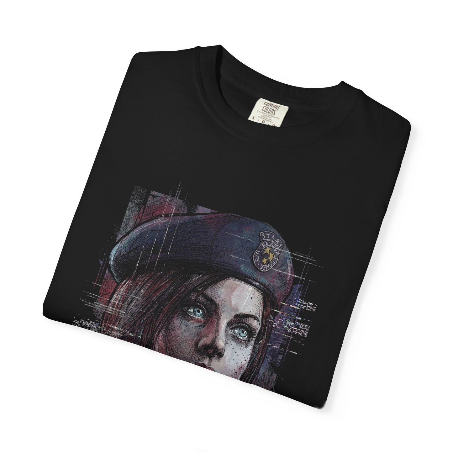 Jill Valentine Resident Evil STARS Alpha Team Raccoon City Design Premium T-Shirt