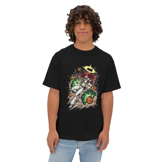 Jack-O Guilty Gear Strive: Energetic Halloween Rushdown Premium Oversized Unisex T-Shirt