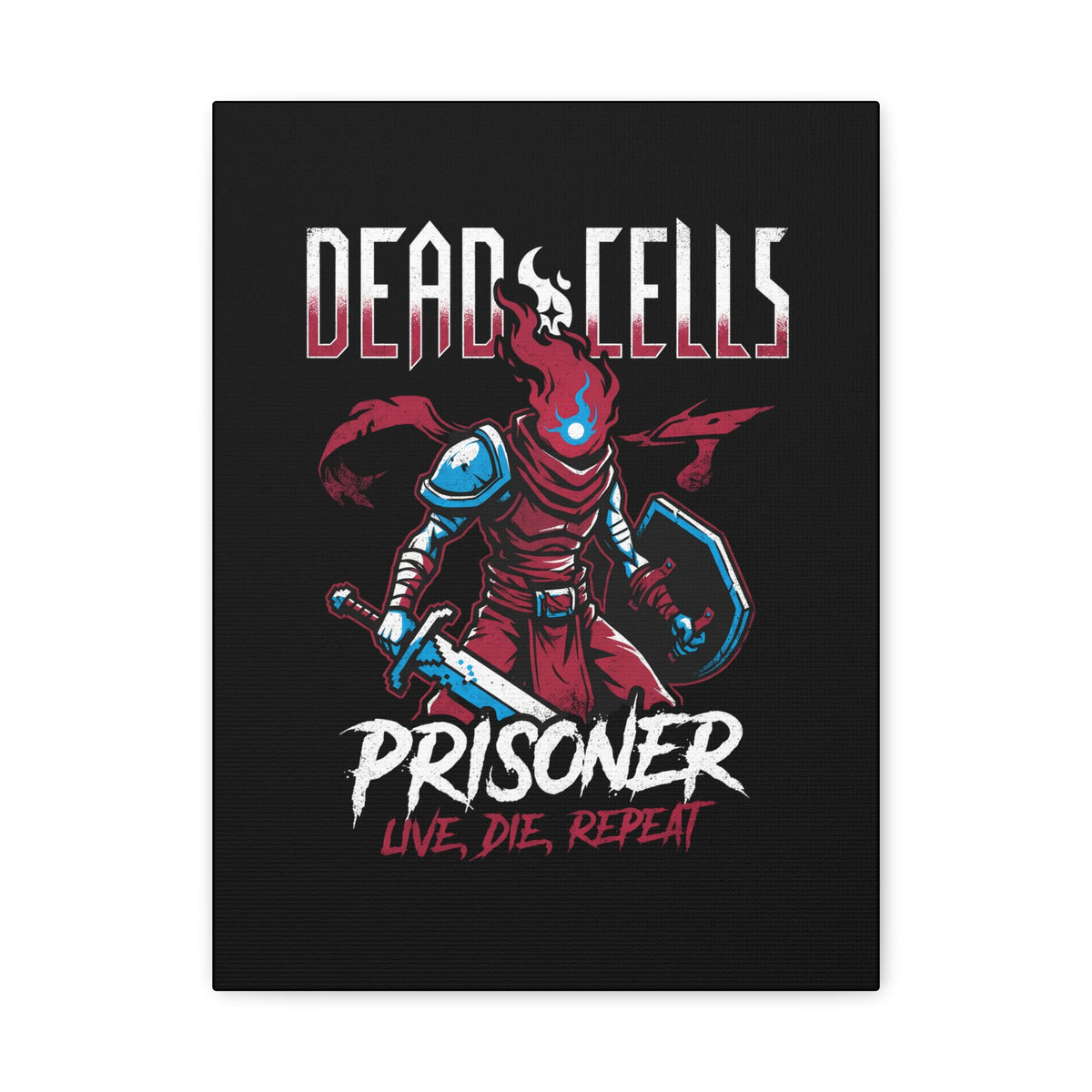 Dead Cells Prisoner Live Die Repeat Canvas Print