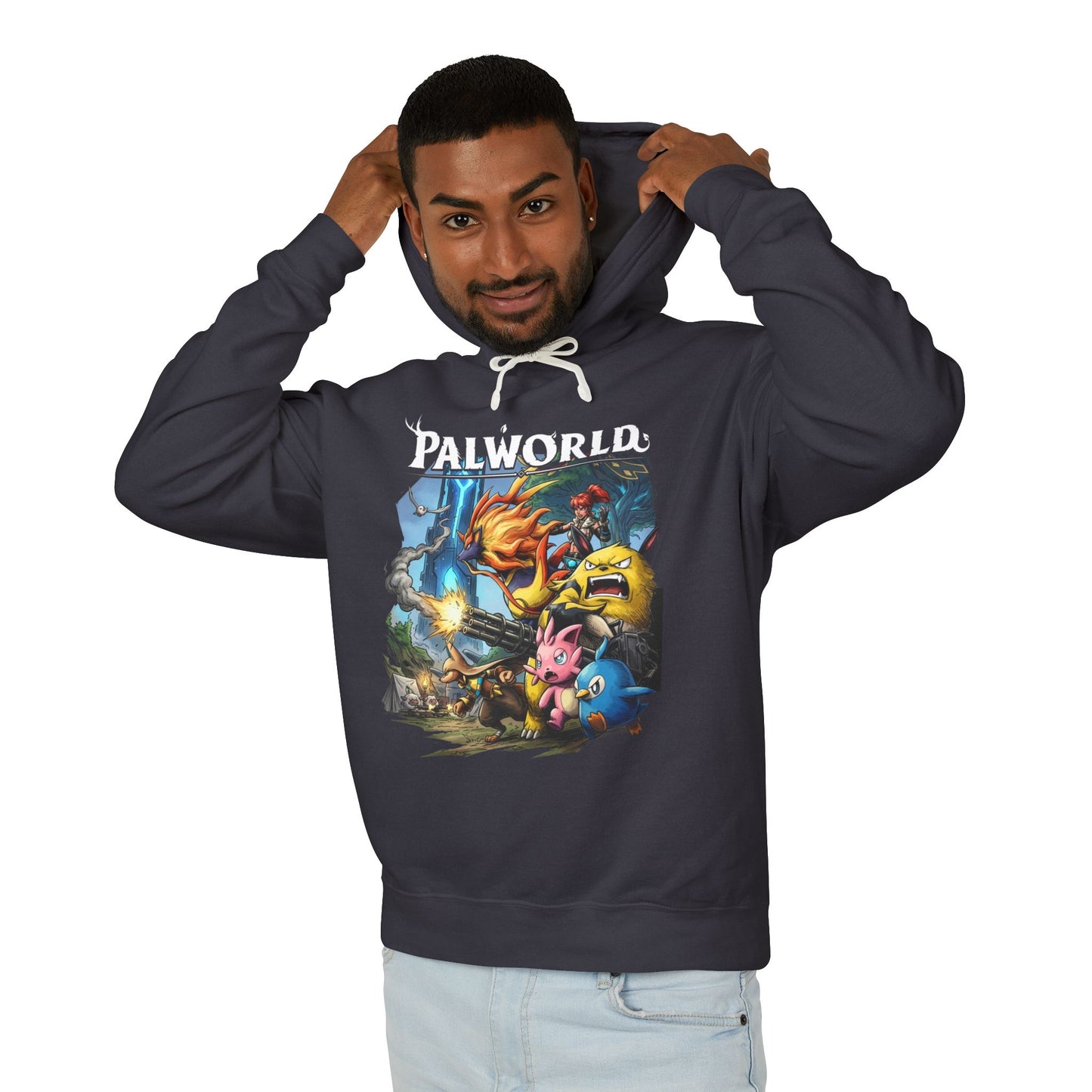 Palworld Chillet Pal Capture Sphere Fan Art Unisex Premium Hoodie
