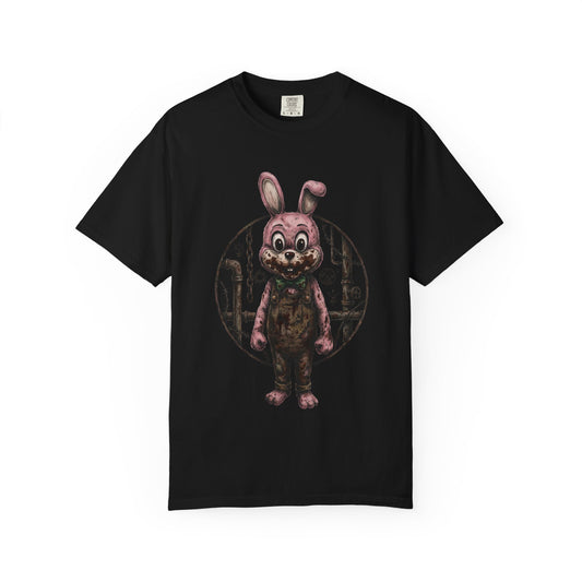 Silent Hill Robbie Rabbit Inspired – Lakeside Amusement Horror Plush Portrait Premium T-Shirt