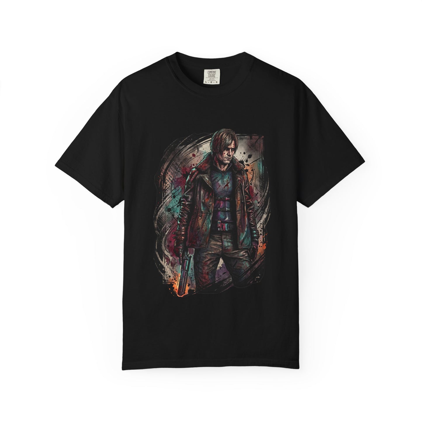RE9 Leon Kennedy Rhodes Hill Hospital Combat Horror Icon Premium T-Shirt