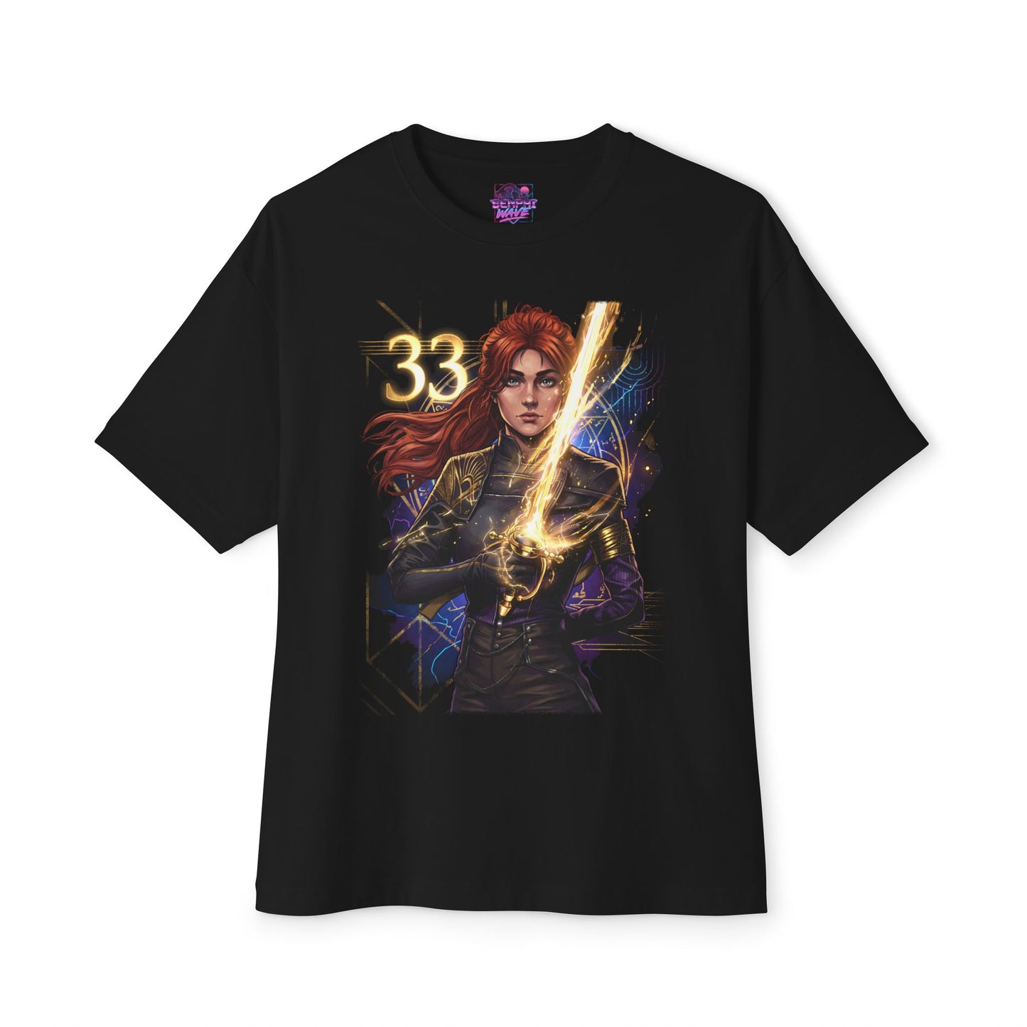 Clair Obscur Maelle Color Manipulation Canvas Summon Art Premium Oversized Unisex T-Shirt