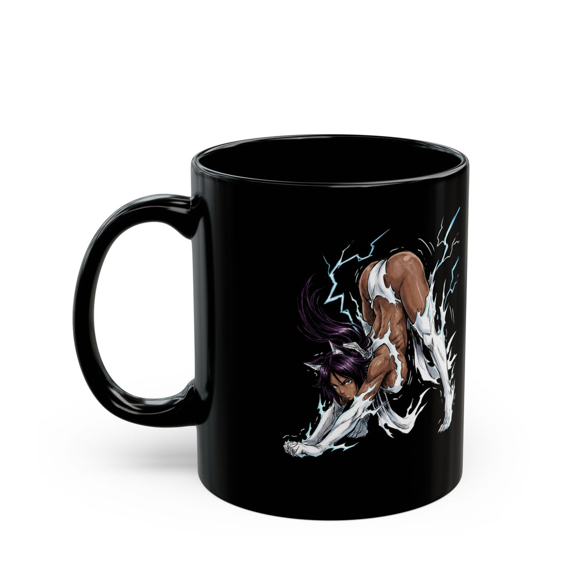 Bleach Yoruichi Shihouin Flash Goddess Martial Arts Master Black Mug
