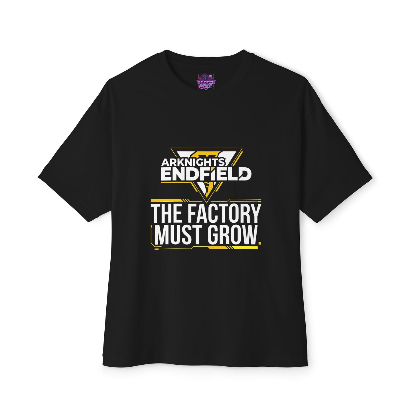 Arknights Endfield Factory Must Grow Meme Design Automation Factory Expansion Grind Premium Oversized Unisex T-Shirt
