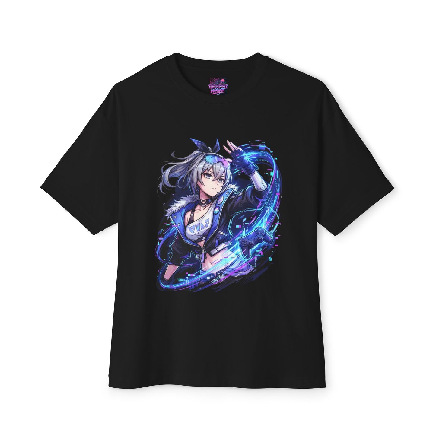 Silver Wolf HSR: Purple Hair Gaming Prodigy Icon Premium Oversized Unisex T-Shirt