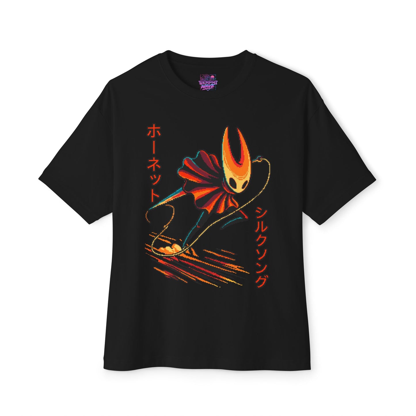 Hornet Silksong Vaporwave – Neon Needle Princess Premium Oversized Unisex T-Shirt