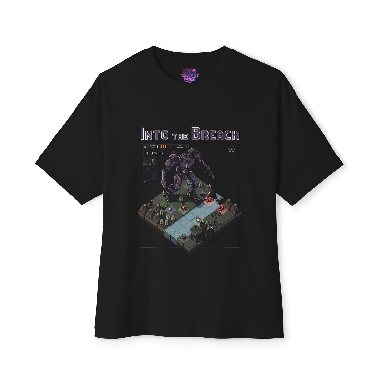 Into the Breach Mech Squad Gaming Graphic Tee Premium Oversized Unisex T-Shirt