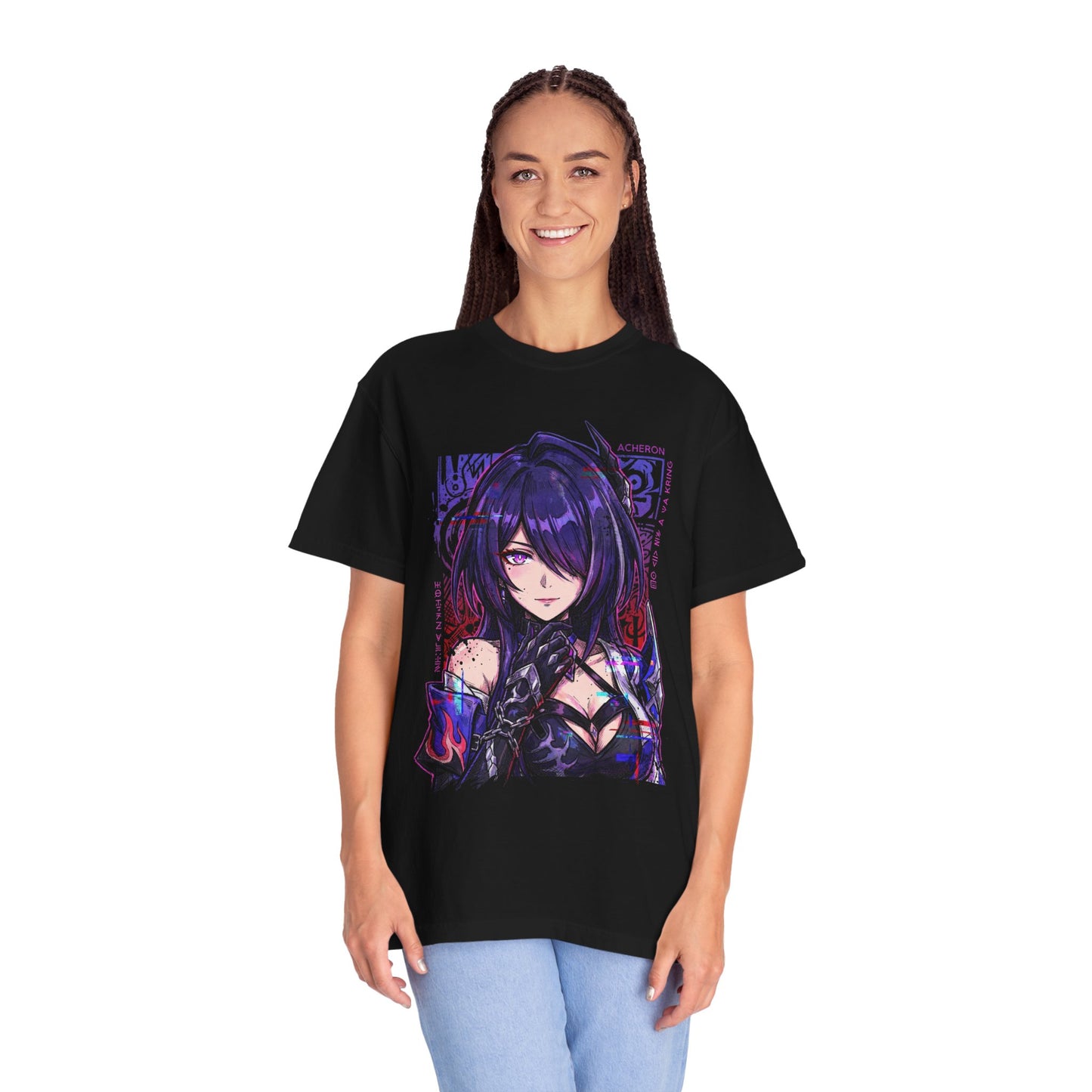 Honkai Star Rail Acheron Nihility Emanator Crimson Knot Design Premium T-Shirt