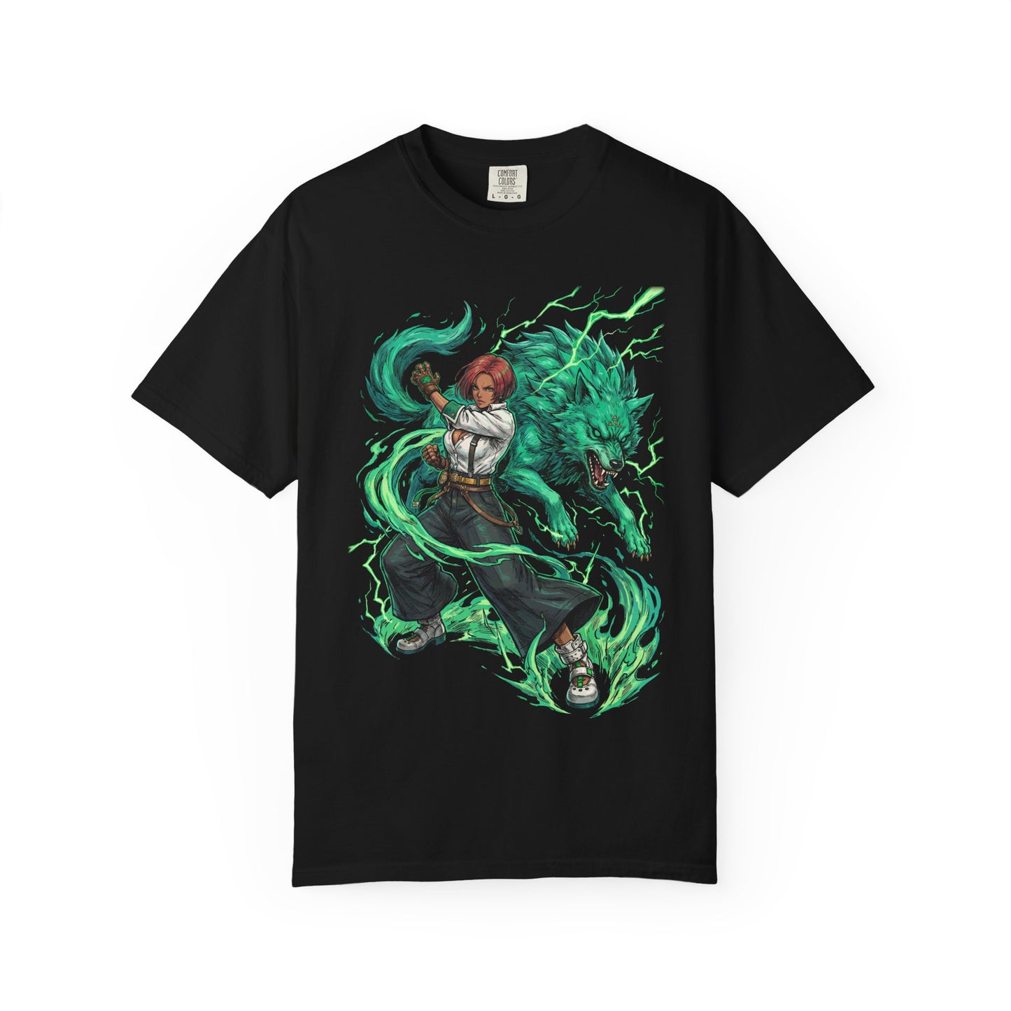 Giovanna Guilty Gear Strive: Energetic Smile Wolf Tail Premium T-Shirt