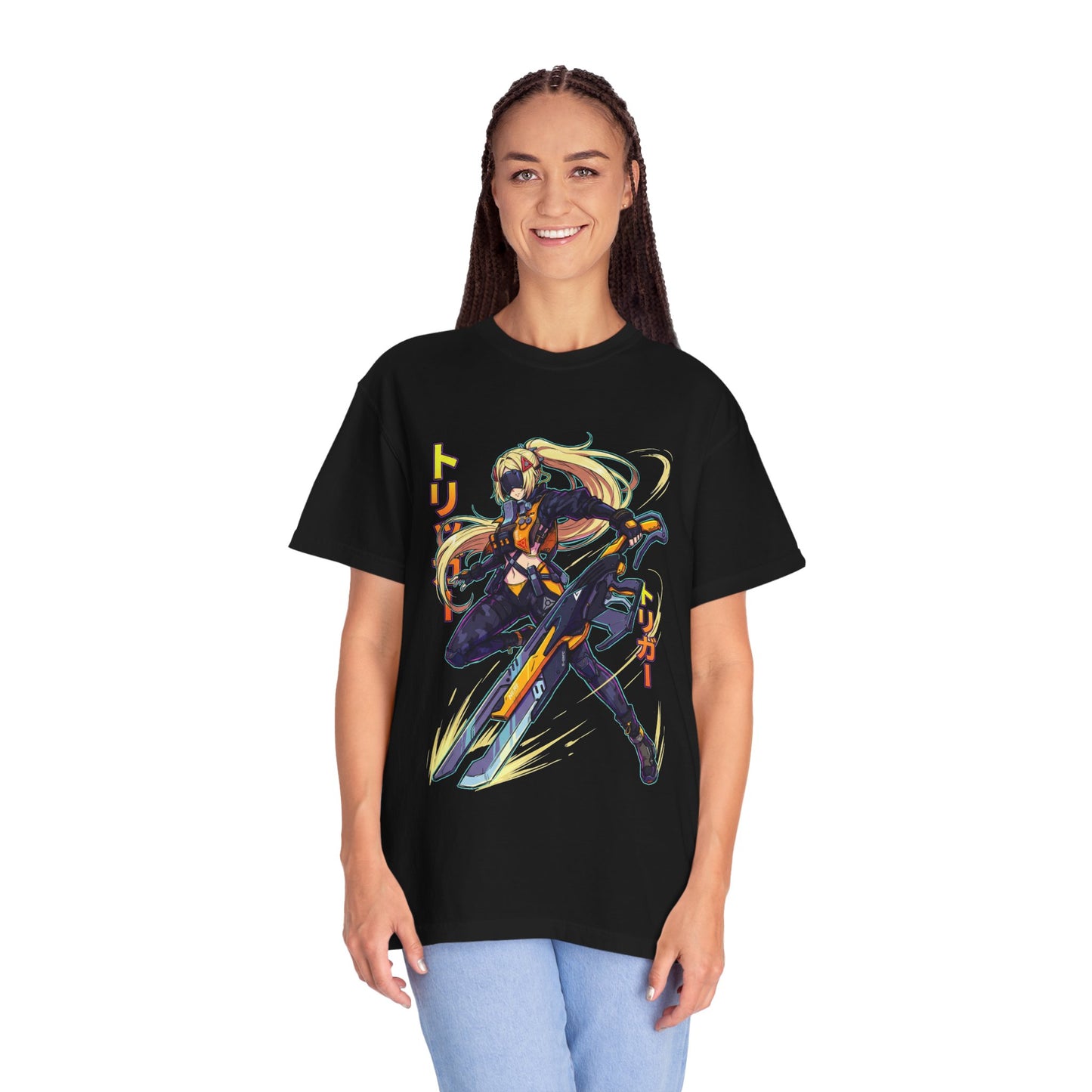 Synthwave Retro Trigger Zenless Zone Zero Art Premium T-Shirt