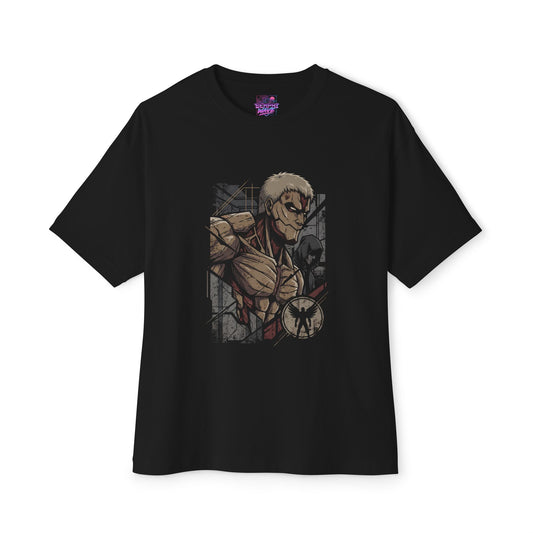 Attack on Titan Reiner Braun Anime Manga Graphic Tee Premium Oversized Unisex T-Shirt