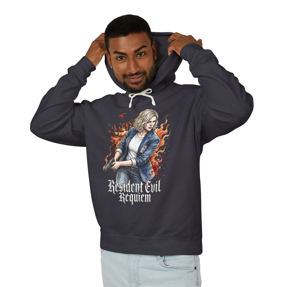 Resident Evil Requiem Grace Ashcroft Unisex Premium Hoodie