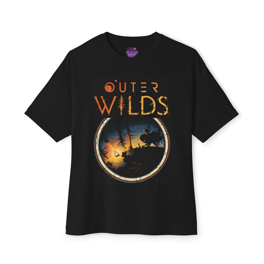 Outer Wilds Nomai Ruins – Cosmic Mystery Tribute Premium Oversized Unisex T-Shirt
