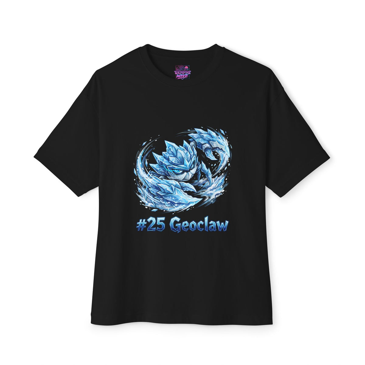 Geoclaw Aniimo Elemental Burst Creature Art - Oversized Premium Tee