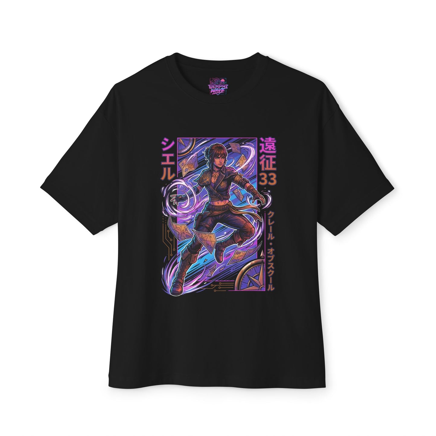 Sciel Clair Obscur T-Shirt | Teasing Smile Dark Past GOTY 2025 JRPG Apparel Premium Oversized Unisex T-Shirt