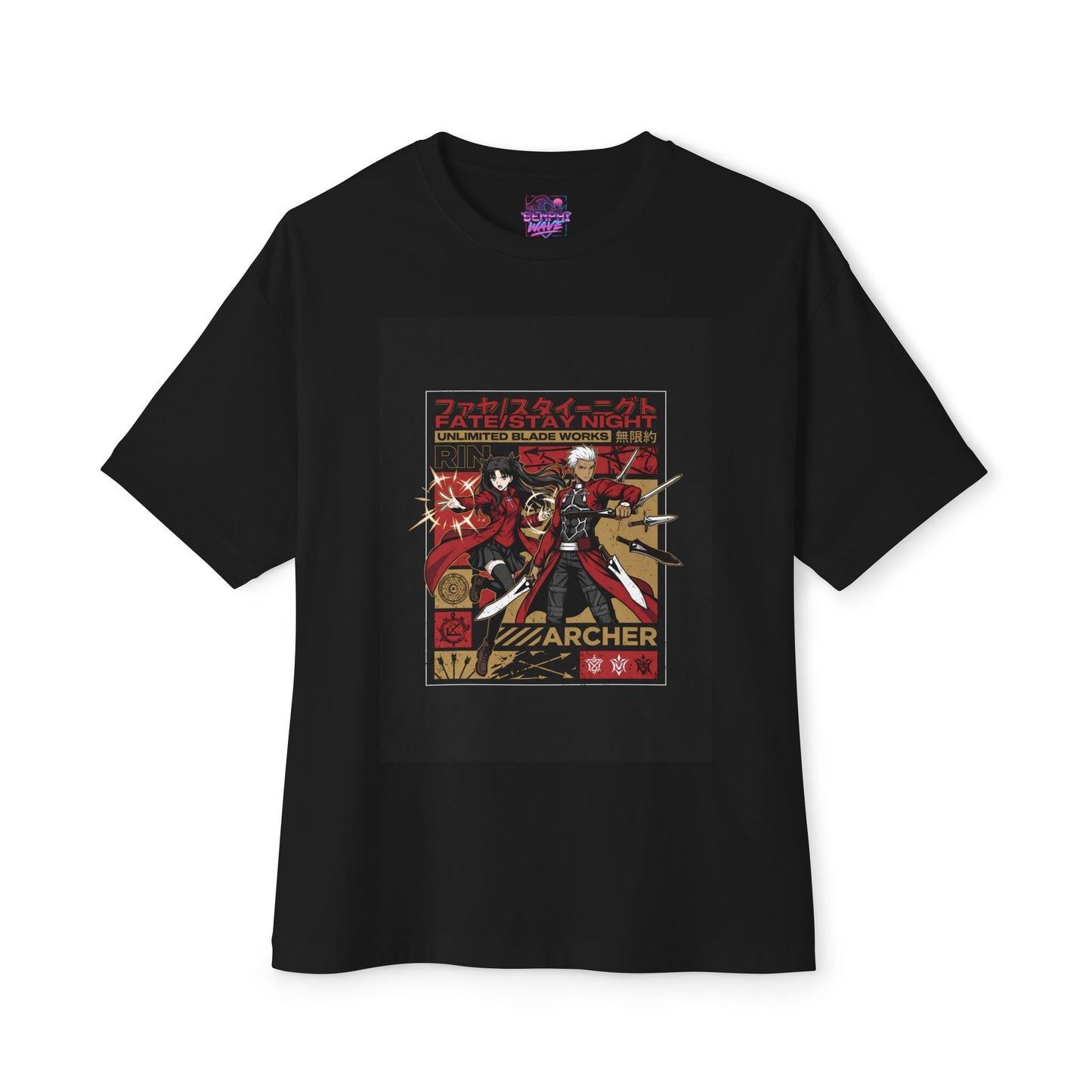 Saber Artoria Pendragon Fate Stay Night King of Knights Premium Oversized Unisex T-Shirt