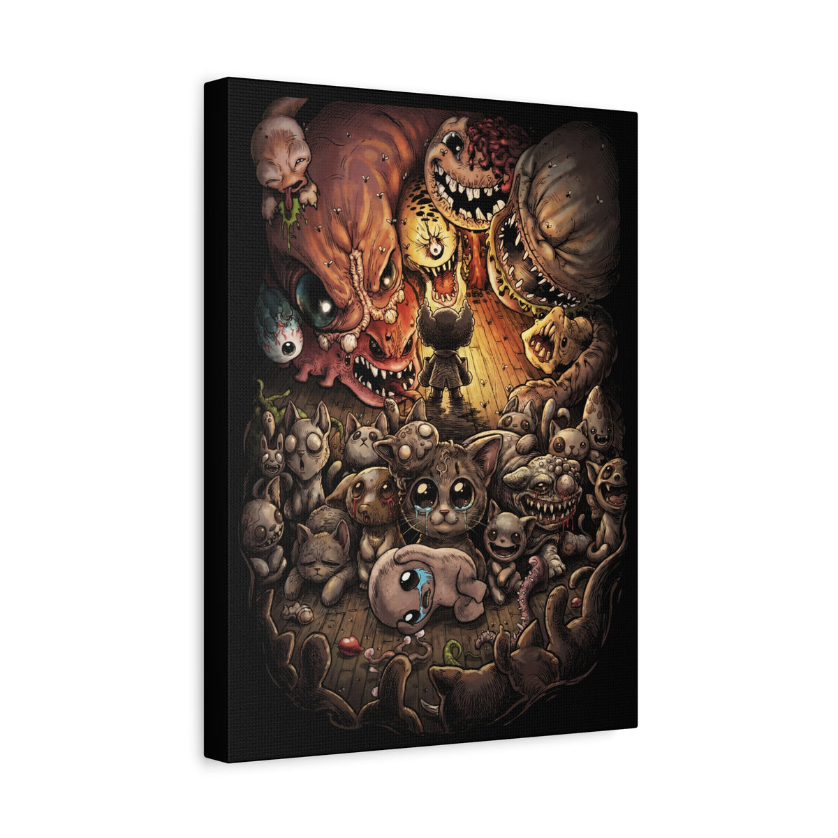 Mewgenics Isaac Easter Egg Catapocalypse Canvas Print