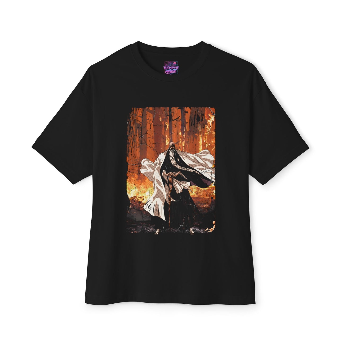 Yamamoto Genryusai Bleach Anime Hero Character Graphic Tee - Oversized Premium Tee